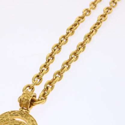 Top Quality Chanel Chain Necklace Gold Tone CC Auth 47582A