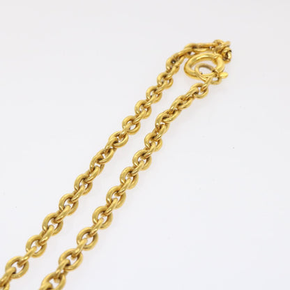 Top Quality Chanel Chain Necklace Gold Tone CC Auth 47582A