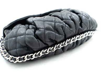 Top Quality Chanel Chain Around Shoulder Bag Crossbody Black Calfskin Leather