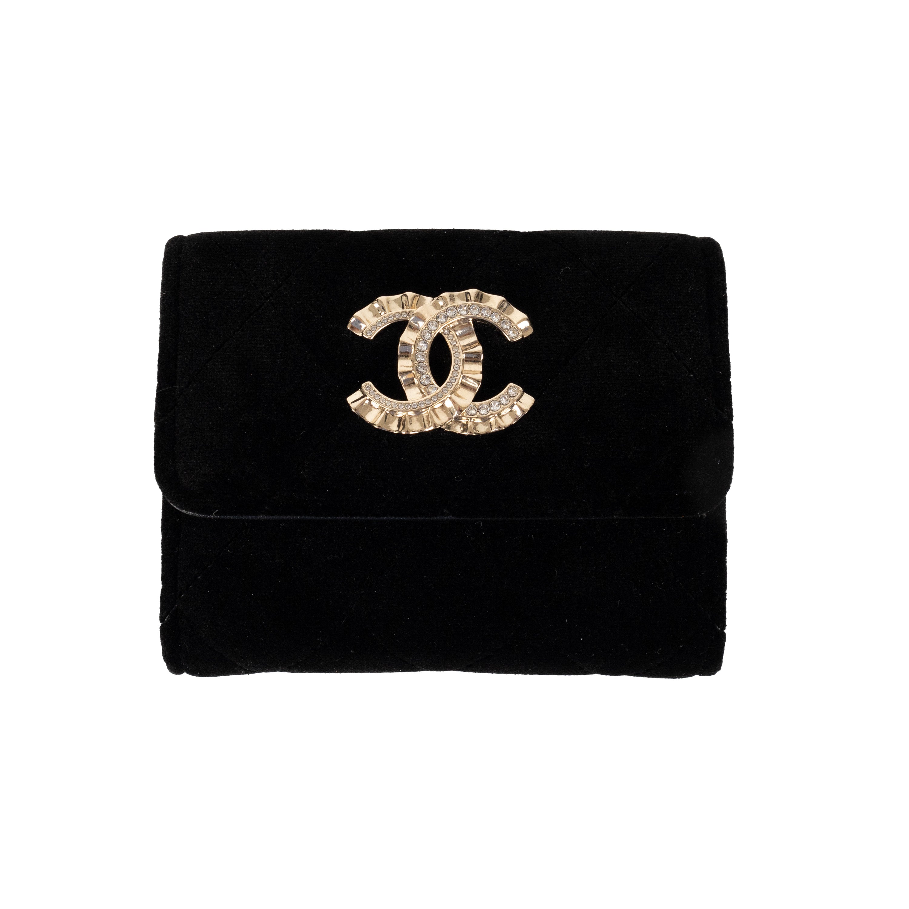 Top Quality Chanel Top Quality Chanel Quilted Velvet Wallet