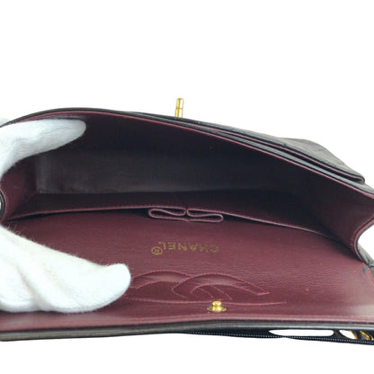 Top Quality Chanel Lambskin Matelasse W Flap Shoulder Bag