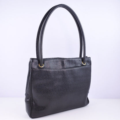 Top Quality Chanel Caviar Skin Tote Bag Black