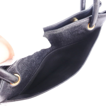 Top Quality Chanel Caviar Skin Tote Bag Black