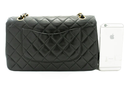 Top Quality Chanel Classic Double New 10 Chain Shoulder Bag Black Lambskin