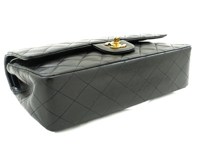 Top Quality Chanel Classic Double New 10 Chain Shoulder Bag Black Lambskin
