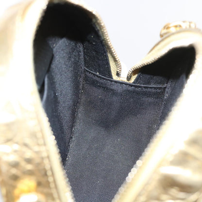 Top Quality Chanel Chain Shoulder Bag Calf leather Gold CC Auth 57040A