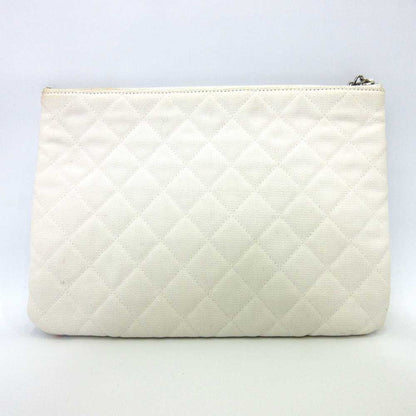 Top Quality Chanel Canvas Clutch Bag Multicolor