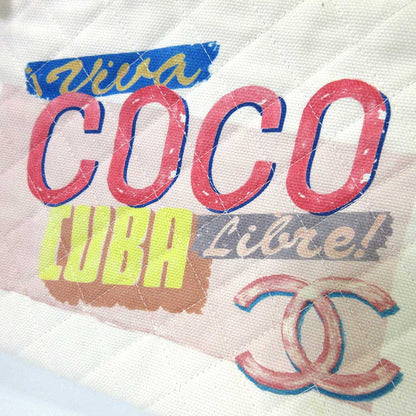 Top Quality Chanel Canvas Clutch Bag Multicolor