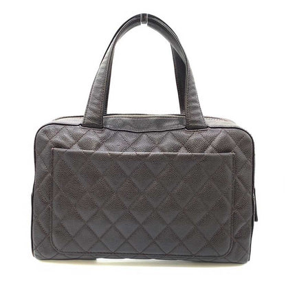 Top Quality Chanel Caviar Skin Matelasse Mini Boston Bag