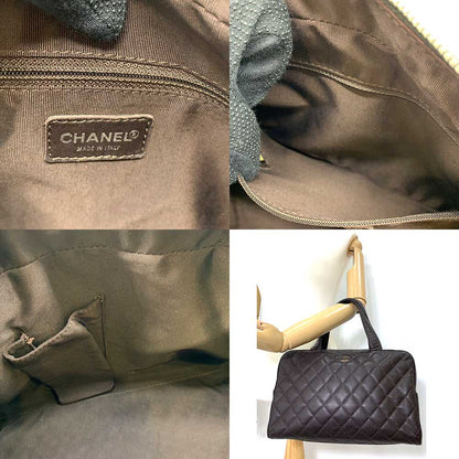 Top Quality Chanel Caviar Skin Matelasse Mini Boston Bag