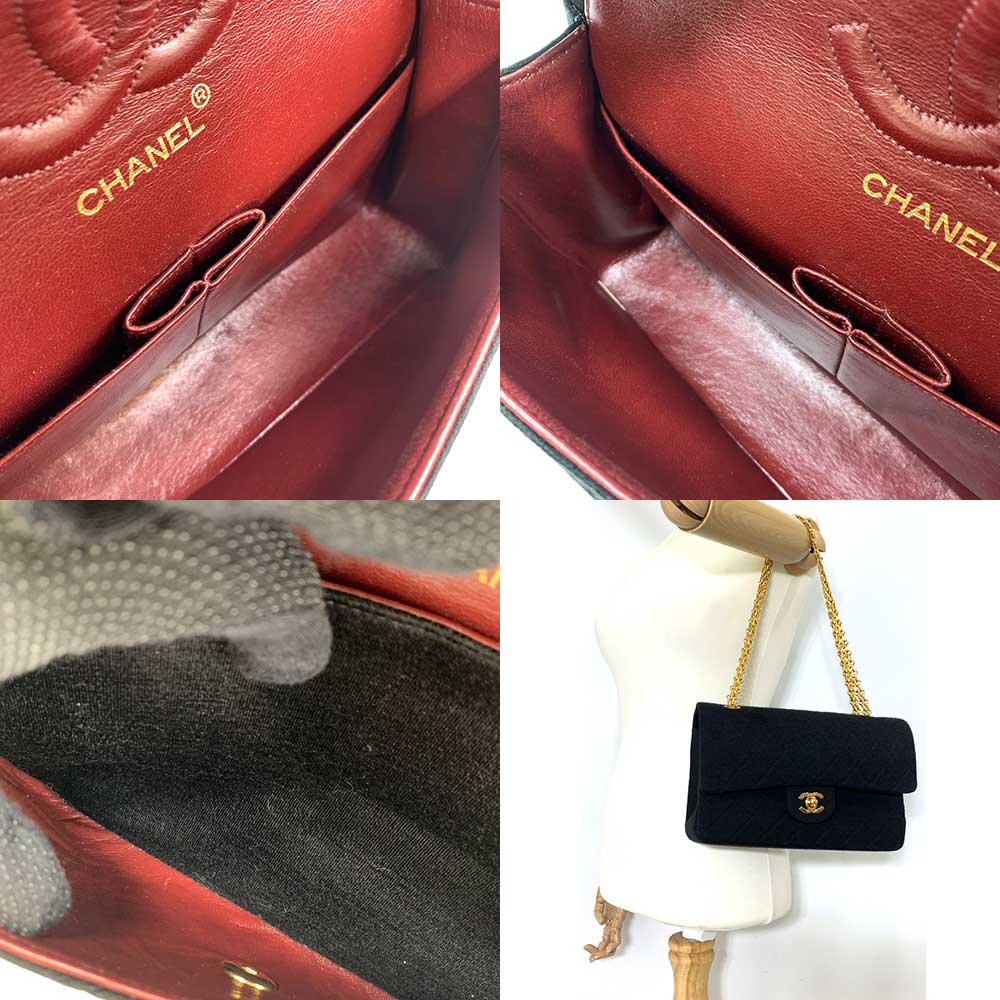 Top Quality Chanel Matelasse 25 Classic Chain Shoulder Bag Black