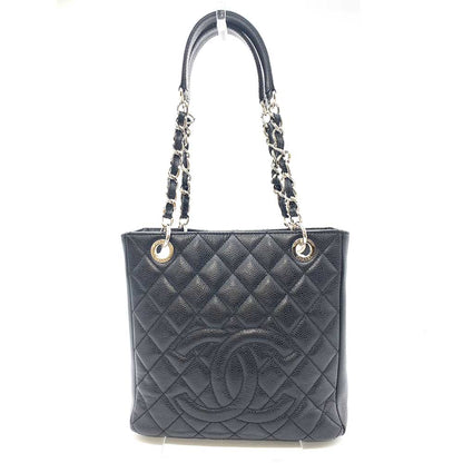 Top Quality Chanel Caviar Skin Chain Tote Bag