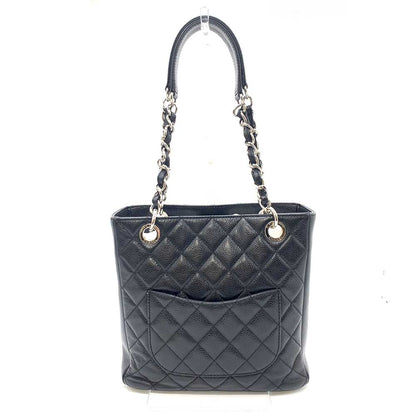 Top Quality Chanel Caviar Skin Chain Tote Bag