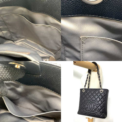 Top Quality Chanel Caviar Skin Chain Tote Bag