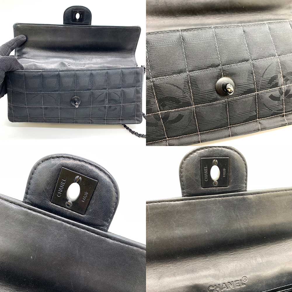 Top Quality Chanel Nylon Jacquard Chain Shoulder Bag A15316