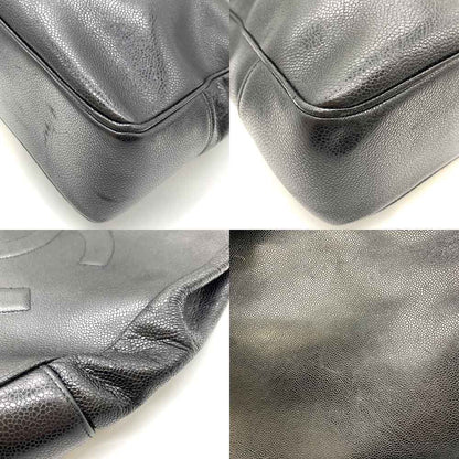 Top Quality Chanel Caviar Leather Tote Bag Black