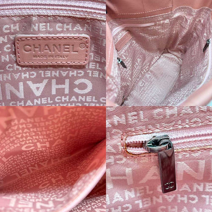 Top Quality Chanel Caviar Skin Tote Bag Pink