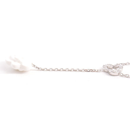 Top Quality Chanel Camellia Diamond Necklace 750WG White Gold