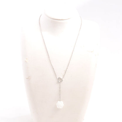 Top Quality Chanel Camellia Diamond Necklace 750WG White Gold