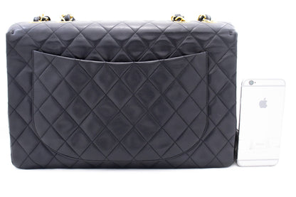 Top Quality Chanel Classic Large 13 New Chain Shoulder Bag Black Lambskin