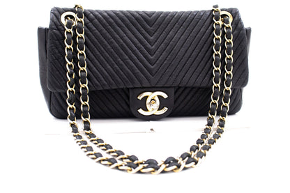 Top Quality Chanel Chevron V-Stitch Leather Chain Shoulder Bag Single New Mat