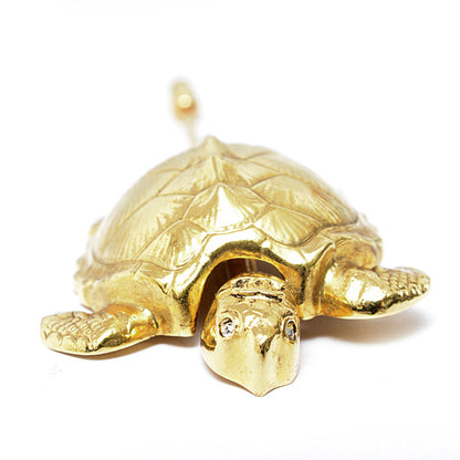 Top Quality Chanel Turtle Motif Brooch Vintage Gold