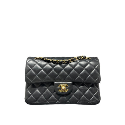 Top Quality Chanel Top Quality Chanel Classic Double New Bag Quilted Lambskin Small - Black