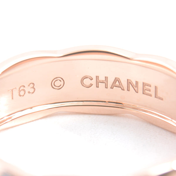 Top Quality Chanel Coco Crush Medium Diamond Ring 750PG Pink Gold