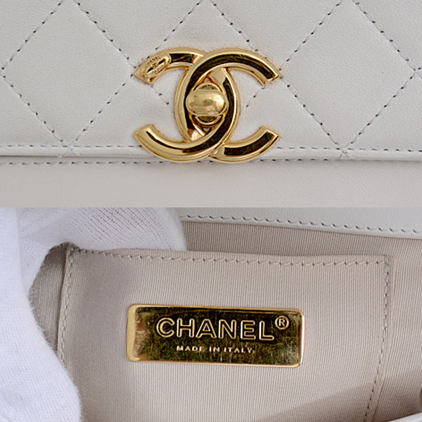 Top Quality Chanel Calf Leather Coco Mark Chain Shoulder Bag