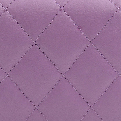 Top Quality Chanel Matelasse Lambskin Compact Wallet AP0230