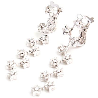 Top Quality Chanel Comet Star Diamond Earrings 750WG