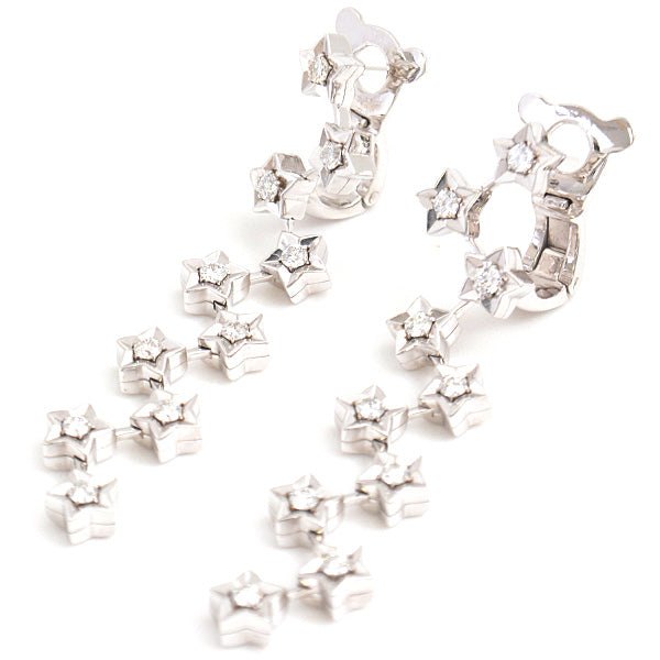 Top Quality Chanel Comet Star Diamond Earrings 750WG