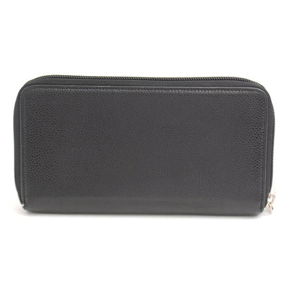Top Quality Chanel Caviar Skin Long Wallet Black