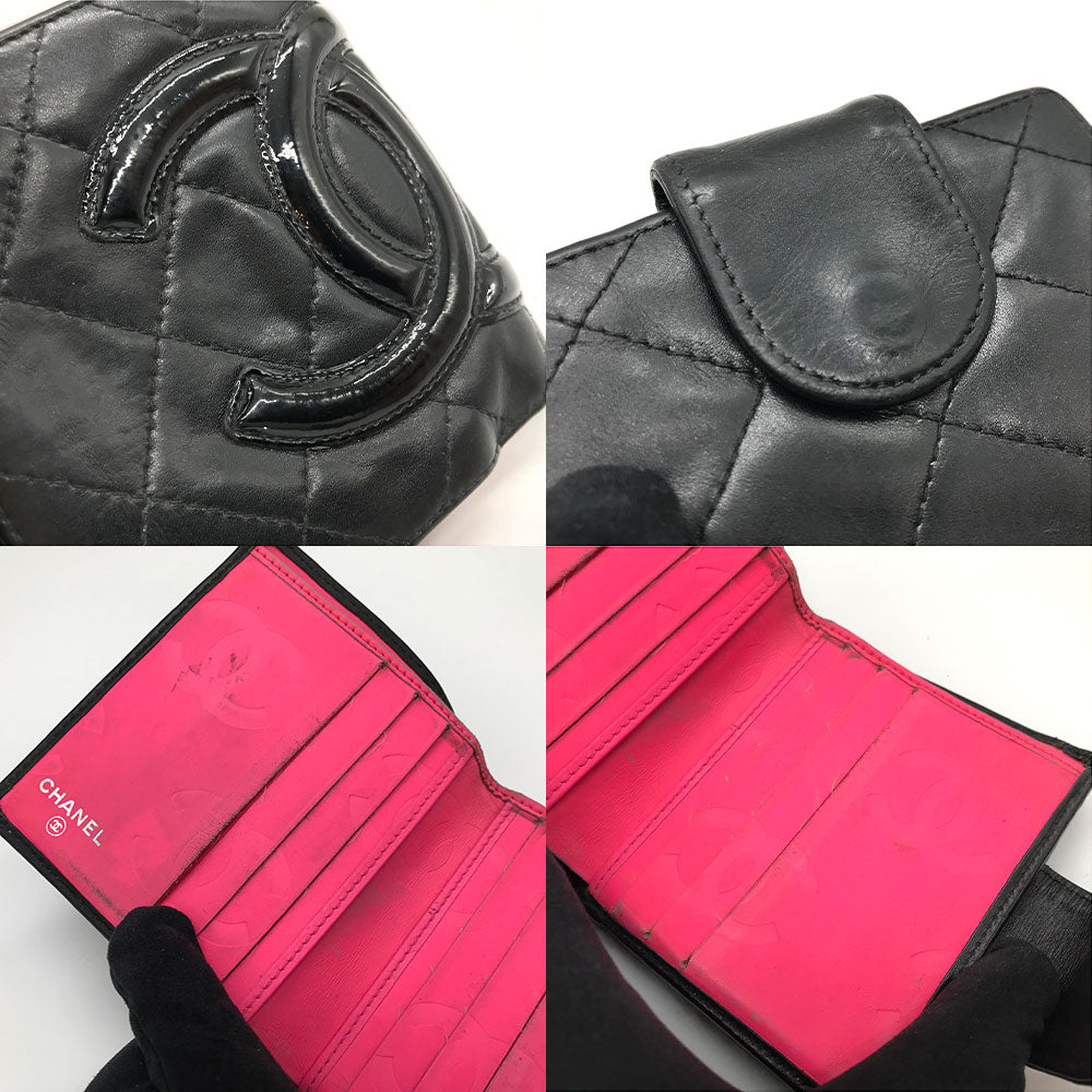 Top Quality Chanel Cambon Ligne Wallet Leather Short Wallet in New Condition