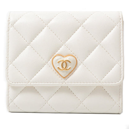 Top Quality Chanel Leather Matelasse Small Flap Wallet
