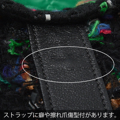 Top Quality Chanel Tweed Robot Design Tote Bag Black