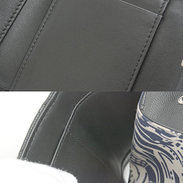 Top Quality Chanel Caviar Skin Trifold Wallet Black