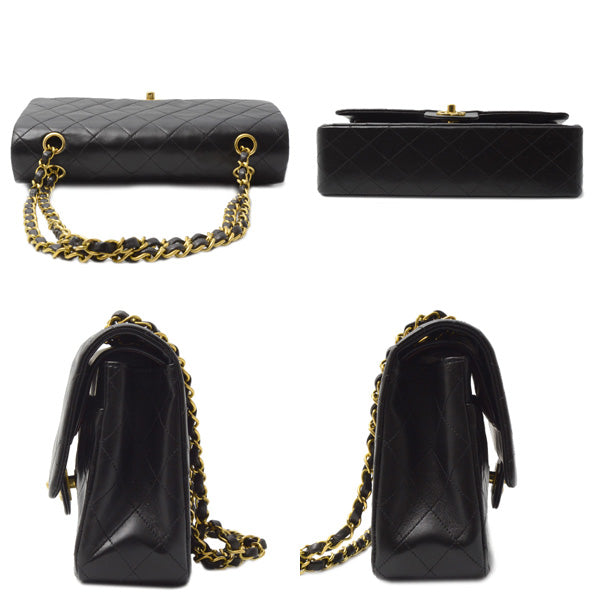 Top Quality Chanel Lambskin Double Flap Chain Shoulder Bag