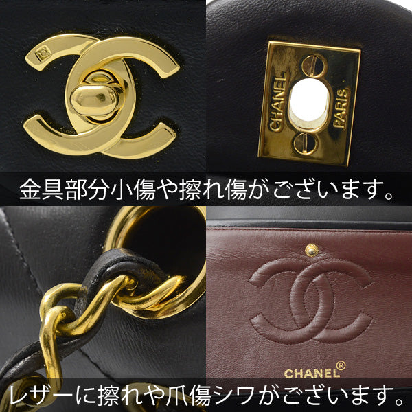 Top Quality Chanel Lambskin Double Flap Chain Shoulder Bag