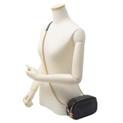 Top Quality Chanel Matelasse Chain Shoulder Bag Black Bordeaux