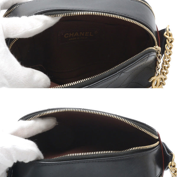 Top Quality Chanel Matelasse Chain Shoulder Bag Black Bordeaux