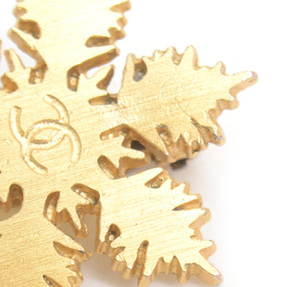 Top Quality Chanel Snowflake Earrings Gold 01A