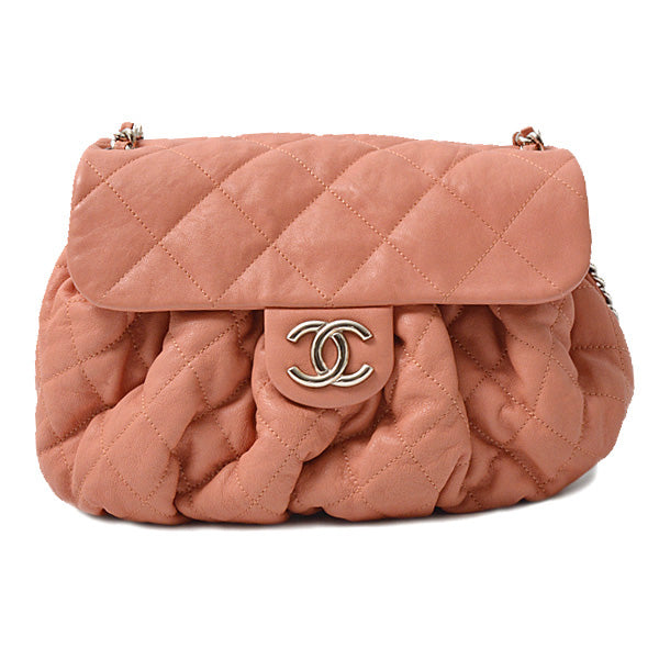 Top Quality Chanel Matelasse Luxury Chain Shoulder Bag Calfskin Pink