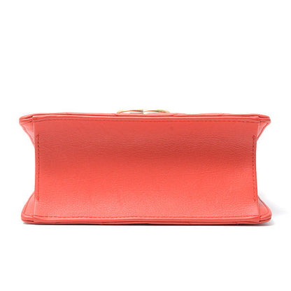 Top Quality Chanel Chevron Leather Chain Shoulder Bag Red