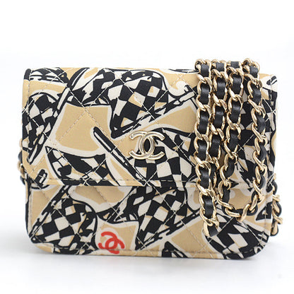 Top Quality Chanel Mini Matelasse Chain Shoulder Bag Beige
