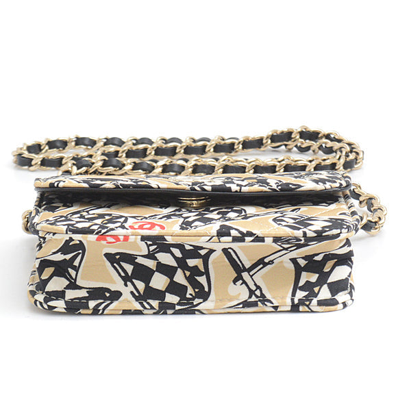 Top Quality Chanel Mini Matelasse Chain Shoulder Bag Beige