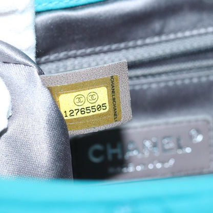 Top Quality Chanel Chain Shoulder Bag Nylon Blue CC Auth 74407A