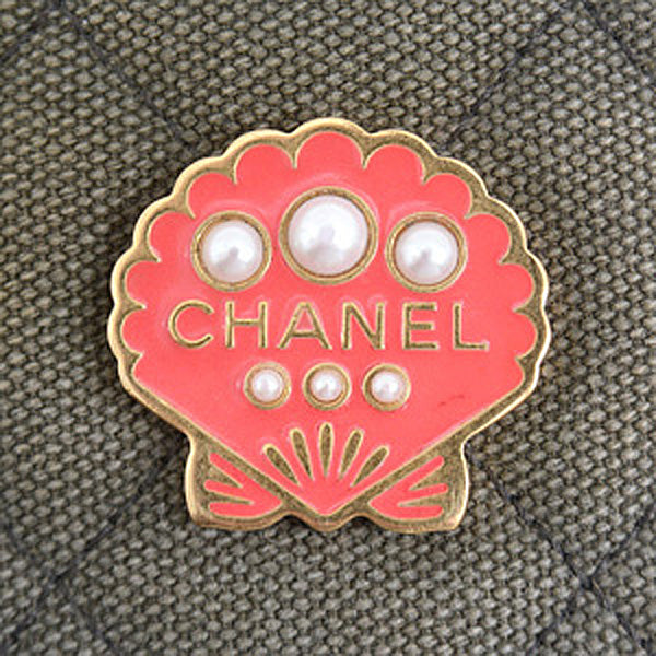 Top Quality Chanel Canvas Cruise Line Cuba Chain Shoulder Bag