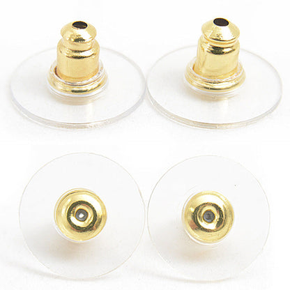 Top Quality Chanel Star Rhinestone Earrings Gold White