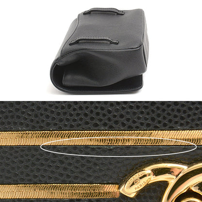 Top Quality Chanel Caviar Skin Waist Bag Black
